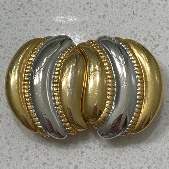 Vintage Paquette Two Tone Belt Buckle - Picture 1 of 7